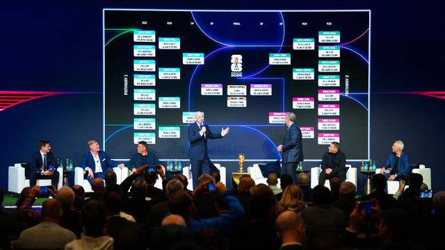 กำหนดการโดยละเอียดสำหรับการแข่งขันฟุตบอลโลกสหรัฐอเมริกา-แคนาดา-เม็กซิโกประกาศแล้ว การแข่งขันนัดเปิดสนามจะเริ่มเวลา 03:00 น. ตามเวลาปักกิ่ง ในวันที่ 12 มิถุนายน _การแข่งขัน_ FIFA สหรัฐอเมริกา