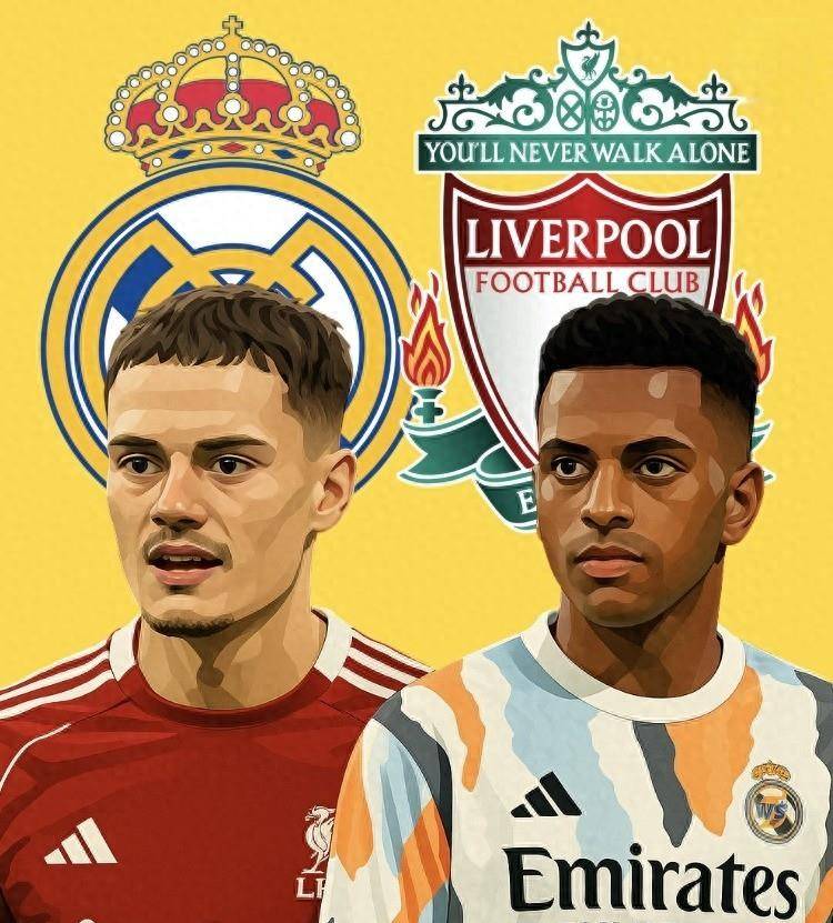 เรอัล มาดริด & ลิเวอร์พูล: การแลกเปลี่ยนนักเตะกำลังดำเนินการ – ปีก 80 ล้านยูโร เพื่อแลกกับกองกลาง 130 ล้านยูโร! วิร์ตซ์ โรดรีโก้ ยูโร