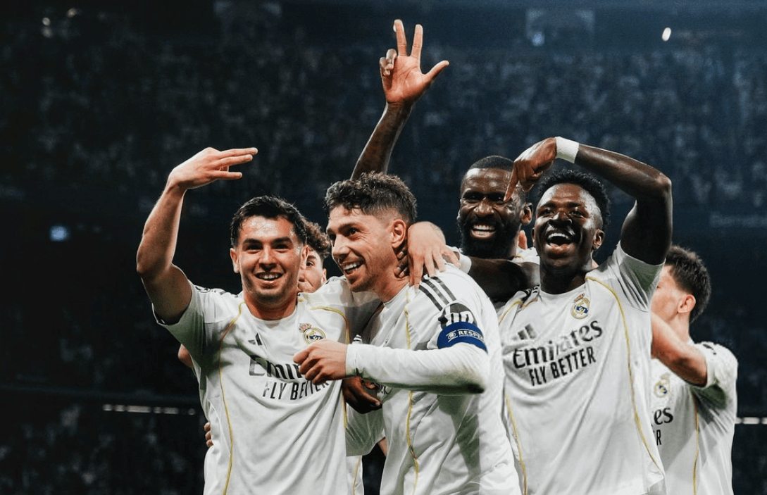 3-0! 1-1! คืนบ้า เรอัล มาดริด เอาชนะ แมนเชสเตอร์ ซิตี้ อาร์เซนอล พลิกคว่ำ เชลซี ยิง 5 ประตู_แมตช์_valverde_score