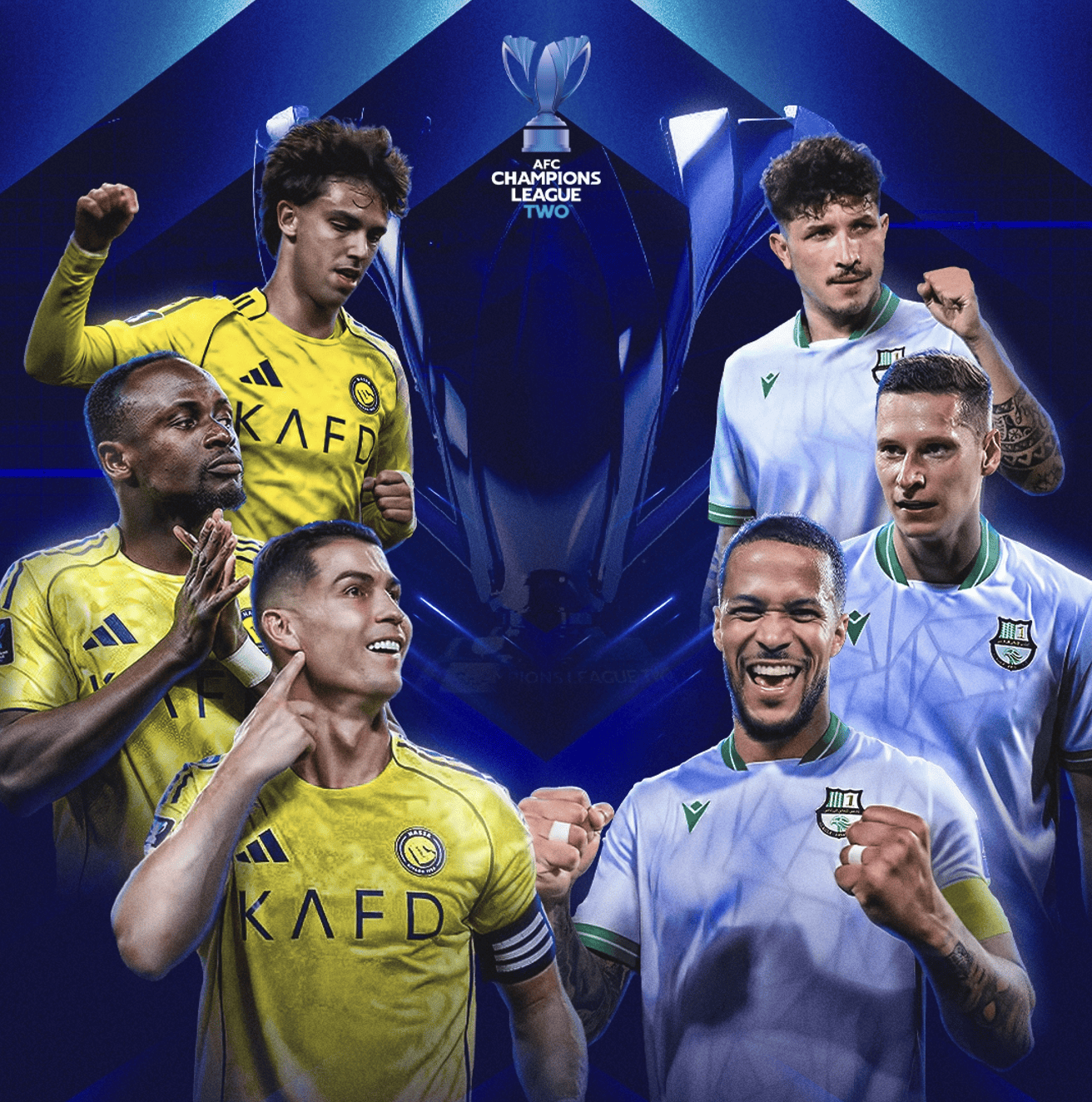 6 เกมสุดท้ายของฤดูกาล! โรนัลโด้วัย 41 ปี ตีสองมงกุฎ + รองเท้าบู๊ตทองคำ Sanlianzhuang ต่อสู้กับศัตรูที่แข็งแกร่งสามตัวของซาอุดีอาระเบีย_Victory_Liyade_AFC แชมเปี้ยนส์ลีก