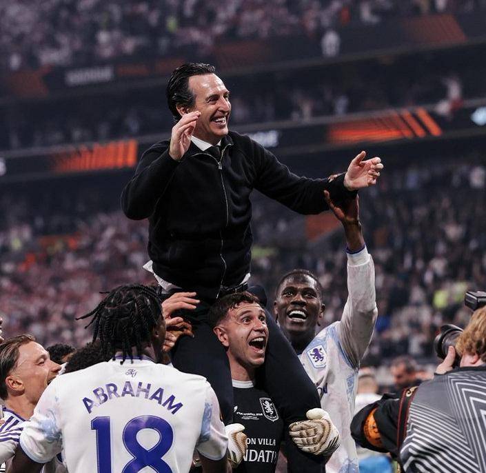 3-0 ไฟร์บวร์ก ยูโรปา ลีก คิง! วิลล่าทำลายการขาดแคลนแชมป์ 30 ปีและพรีเมียร์ลีกคาดว่าจะจัดการแข่งขันแชมเปี้ยนส์ลีก Scene_Rodgers_Buendia_Season